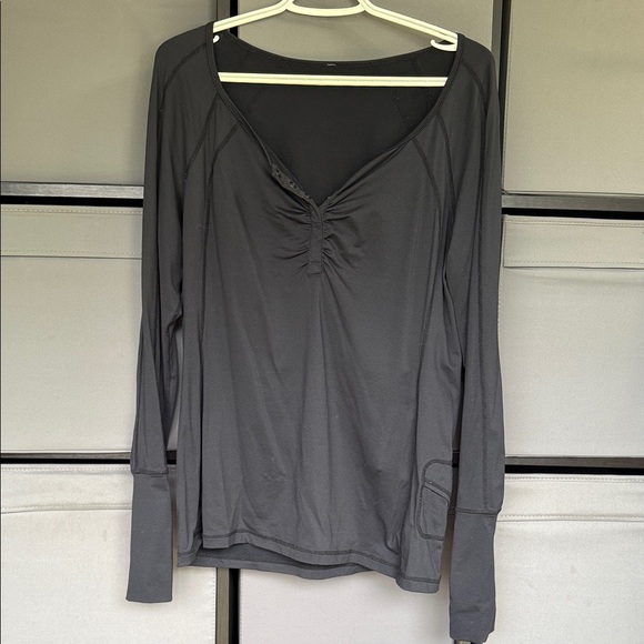 🍋 Lululemon Cinched Button Up Long Sleeve - Picture 2 of 7